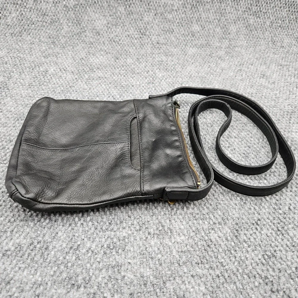 Hobo‎ International Sarah Black Leather Crossbody Bag Tassel Boho Shoulder Purse